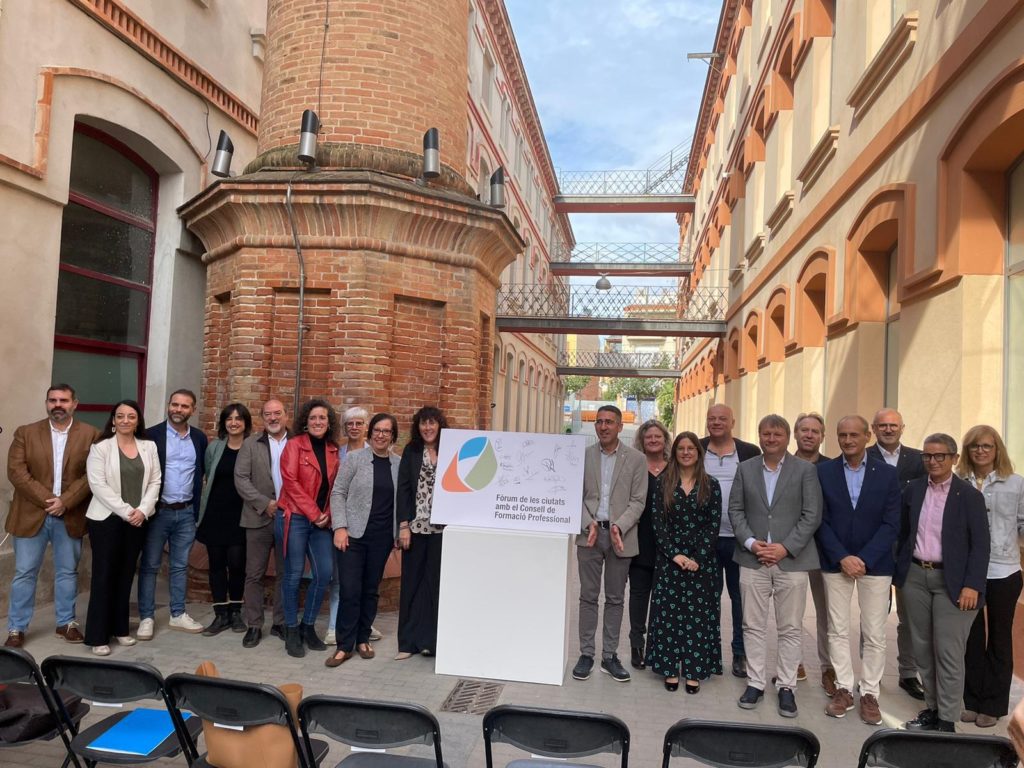 Els representants de les ciutats amb consell de l’FP s’han trobat aquest dimarts (foto: Cedida)